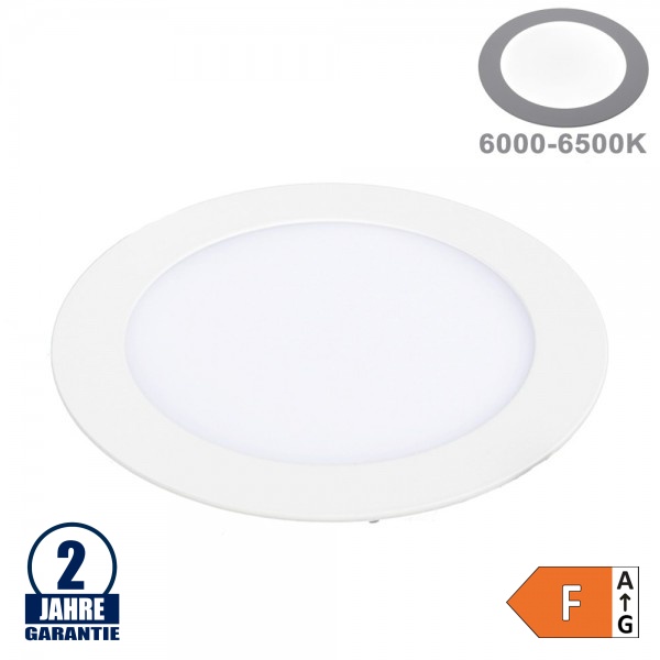 18W LED Mini Panel Rund Kaltweiß 18W LED Mini Panel Rund Kaltweiß