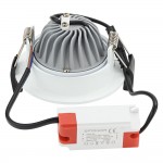8W LED COB Einbauleuchte Rund Schwenkbar Kaltweiß 8W LED COB Einbauleuchte Rund Schwenkbar Kaltweiß