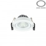 8W LED COB Einbauleuchte Rund Schwenkbar Kaltweiß 8W LED COB Einbauleuchte Rund Schwenkbar Kaltweiß