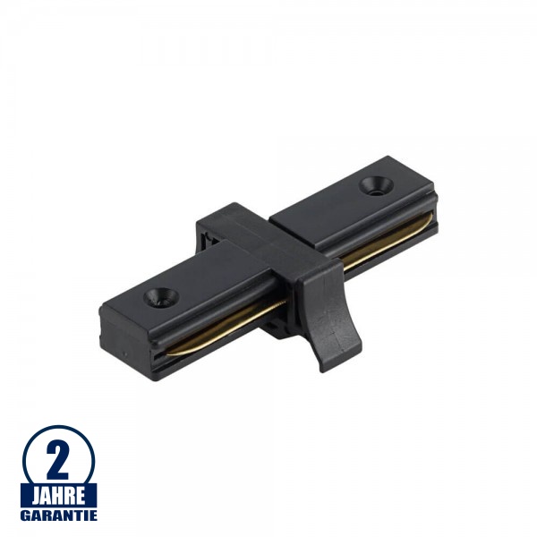 Verbinder für 1 Ph. Stromschiene Schwarz LINE