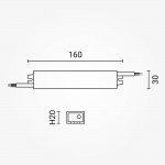 30W 12V DC Metall Netzteil Wassergeschützt 30W 12V DC Metall Netzteil Wassergeschützt