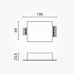 144W Verstärker für LED Streifen/Leiste (3x4A) 144W Verstärker für LED Streifen/Leiste (3x4A)