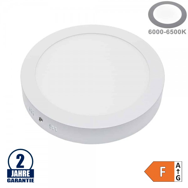 18W LED Aufbau Mini Panel Rund Kaltweiß 18W LED Aufbau Mini Panel Rund Kaltweiß