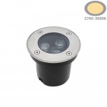 3W LED Bodenleuchte für Außenmontage 230V IP65 Warmweiß 3W LED Bodenleuchte für Außenmontage 230V IP65 Warmweiß
