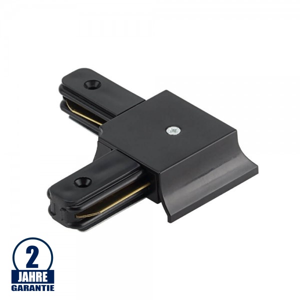 Verbinder für 1 Ph. Stromschiene Schwarz L-FORM Verbinder für 1 Ph. Stromschiene Schwarz L-FORM