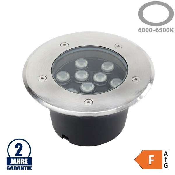 7W LED Bodenleuchte für Außenmontage 230V IP65 Kaltweiß 7W LED Bodenleuchte für Außenmontage 230V IP65 Kaltweiß