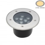 7W LED Bodenleuchte für Außenmontage 230V IP65 Warmweiß 7W LED Bodenleuchte für Außenmontage 230V IP65 Warmweiß