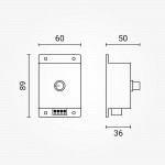 Single Color Drehdimmer 96W/12V 192W/24V 8A Single Color Drehdimmer 96W/12V 192W/24V 8A