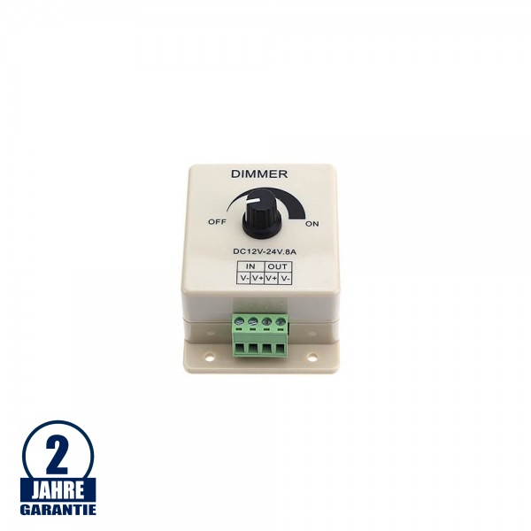 Single Color Drehdimmer 96W/12V 192W/24V 8A Single Color Drehdimmer 96W/12V 192W/24V 8A