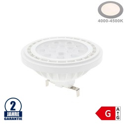 15W LED AR111/G53 12V AC/DC 30° Neutralweiß