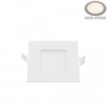 3W LED Mini Panel Quadratisch Neutralweiß 3W LED Mini Panel Quadratisch Neutralweiß