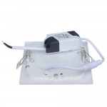 6W LED Mini Panel Quadratisch Kaltweiß 6W LED Mini Panel Quadratisch Kaltweiß