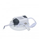 3W LED Mini Panel Rund Kaltweiß
