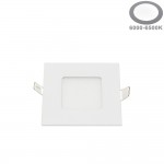 3W LED Mini Panel Quadratisch Kaltweiß 3W LED Mini Panel Quadratisch Kaltweiß