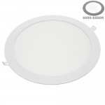 24W LED Mini Panel Rund Kaltweiß