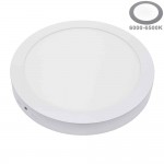 24W LED Aufbau Mini Panel Rund Kaltweiß 24W LED Aufbau Mini Panel Rund Kaltweiß
