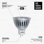 6W LED COB GU5.3/MR16 Spot Kaltweiß 6W LED COB GU5.3/MR16 Spot Kaltweiß