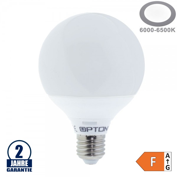 12W LED E27 G95 Globe Kunststoff Kaltweiß 12W LED E27 G95 Globe Kunststoff Kaltweiß