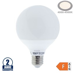 12W LED E27 G95 Globe Kunststoff Neutralweiß