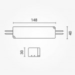 MEAN WELL 35W 12V DC Kunststoff Netzteil Wassergeschützt IP67 MEAN WELL 35W 12V DC Kunststoff Netzteil Wassergeschützt IP67
