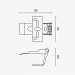 Einbau Clips für LED Panel