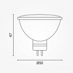 5W LED SMD GU5.3/MR16 Spot 110° Kaltweiß 5W LED SMD GU5.3/MR16 Spot 110° Kaltweiß