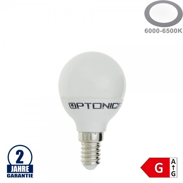 6W LED E14 G45 Birne Kunststoff Kaltweiß 6W LED E14 G45 Birne Kunststoff Kaltweiß