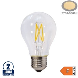 4W LED FILAMENT E27 A60 Birne Glas Warmweiß