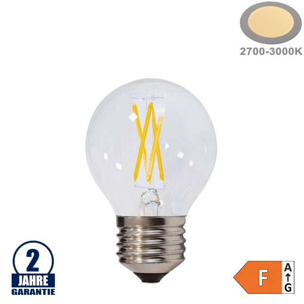 4W LED FILAMENT E27 G45 Birne Glas Warmweiß 4W LED FILAMENT E27 G45 Birne Glas Warmweiß