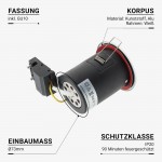 Einbaurahmen für LED GU10 Rund Schwenkbar Weiß IP20 Einbaurahmen für LED GU10 Rund Schwenkbar Weiß IP20
