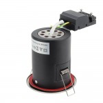 Einbaurahmen für LED GU10 Rund Schwenkbar Inox IP20 Einbaurahmen für LED GU10 Rund Schwenkbar Inox IP20