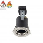Einbaurahmen für LED GU10 Rund Schwenkbar Inox IP20 Einbaurahmen für LED GU10 Rund Schwenkbar Inox IP20