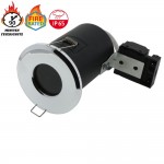 Einbaurahmen für LED GU10 Rund Fixiert Chrom IP65 Wassergeschützt Einbaurahmen für LED GU10 Rund Fixiert Chrom IP65 Wassergeschützt