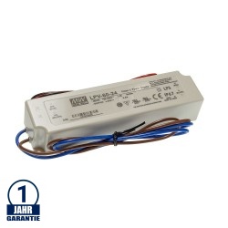 MEAN WELL 60W 24V DC Kunststoff Netzteil Wassergeschützt IP67
