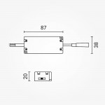 Dimmbares Netzteil 220V 5-9W 300mA