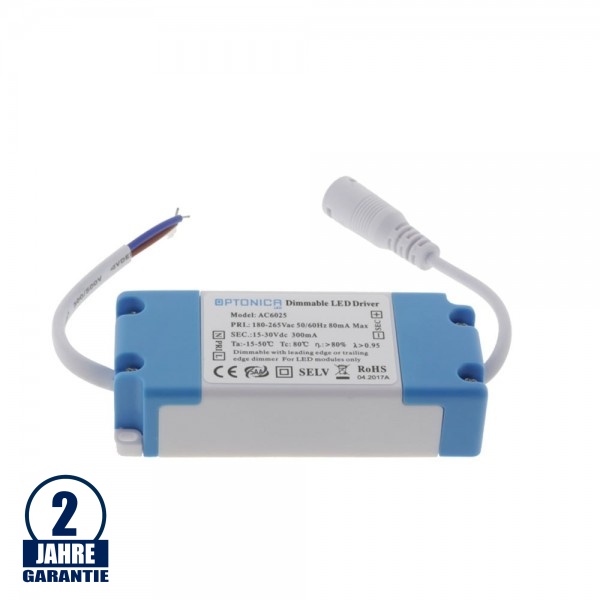 Dimmbares Netzteil 220V 5-9W 300mA