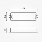 LED R8 RGB Controller Set
