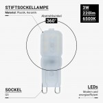 3W LED G9 230V Kaltweiß 220 lm 3W LED G9 230V Kaltweiß 220 lm