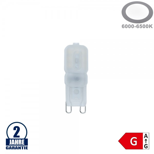 3W LED G9 230V Kaltweiß 220 lm 3W LED G9 230V Kaltweiß 220 lm