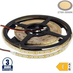 196SMD/m 20W/m 24V Professional LED Streifen 2835 Warmweiß Spritzwassergeschützt 1m