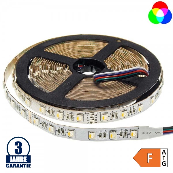 60SMD/m 16W/m 24V Professional Led Streifen 12mm RGBWW 1m 60SMD/m 16W/m 24V Professional Led Streifen 12mm RGBWW 1m