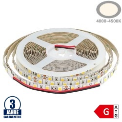 60SMD/m 16W/m 24V Professional LED Streifen 5054 Neutralweiß 1m