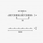 60SMD/m 7,2W/m 12V LED S-Streifen 2835 Rot 1m 60SMD/m 7,2W/m 12V LED S-Streifen 2835 Rot 1m