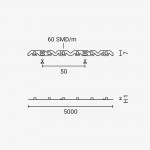 60SMD/m 7,2W/m 12V LED S-Streifen 2835 Warmweiß Spritzwassergeschützt 1m 60SMD/m 7,2W/m 12V LED S-Streifen 2835 Warmweiß Spritzwassergeschützt 1m