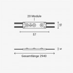 LED 12V SMD 3 2835 Modul 1W IP65 Blau LED 12V SMD 3 2835 Modul 1W IP65 Blau