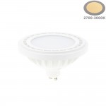 9W LED GU10/AR111 Spot 120° Warmweiß