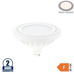 9W LED GU10/AR111 Spot 120° Neutralweiß