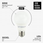 10W LED E27 A60 Birne Kunststoff Professional Neutralweiß 10W LED E27 A60 Birne Kunststoff Professional Neutralweiß
