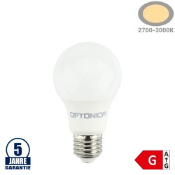 10W LED E27 A60 Birne Kunststoff Professional Warmweiß