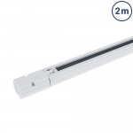 3 Ph. Stromschiene für LED Schienenstrahler Professional Weiß 2m 3 Ph. Stromschiene für LED Schienenstrahler Professional Weiß 2m